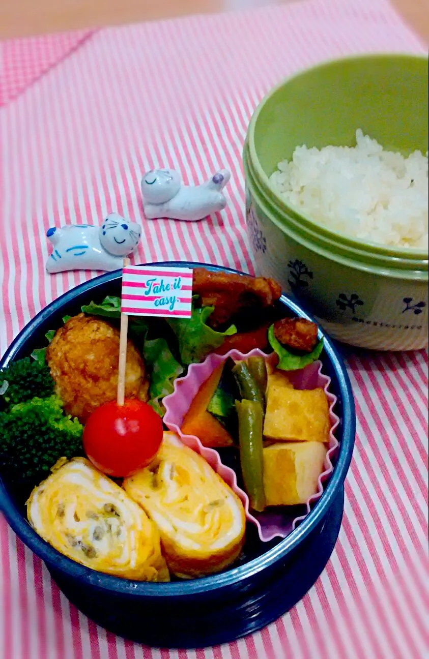 Snapdishの料理写真:4月18日の娘弁当♪|ノリティアさん