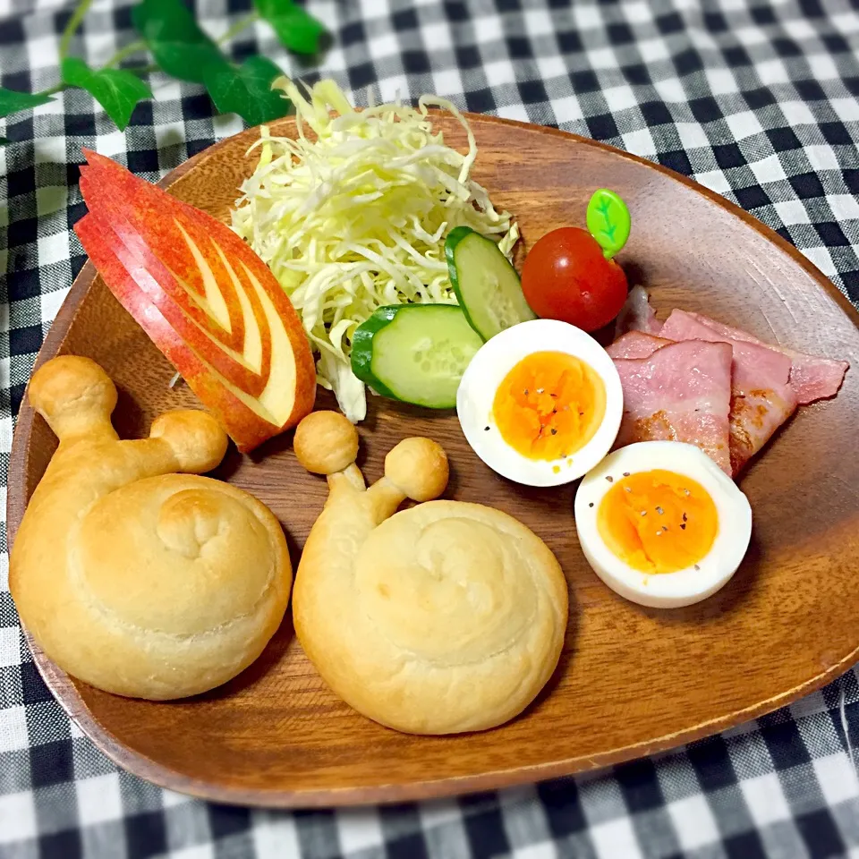 息子の朝食|キナリさん