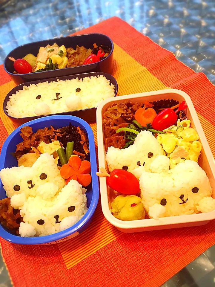 Snapdishの料理写真:ねこちゃんお弁当☆|makoryuneさん