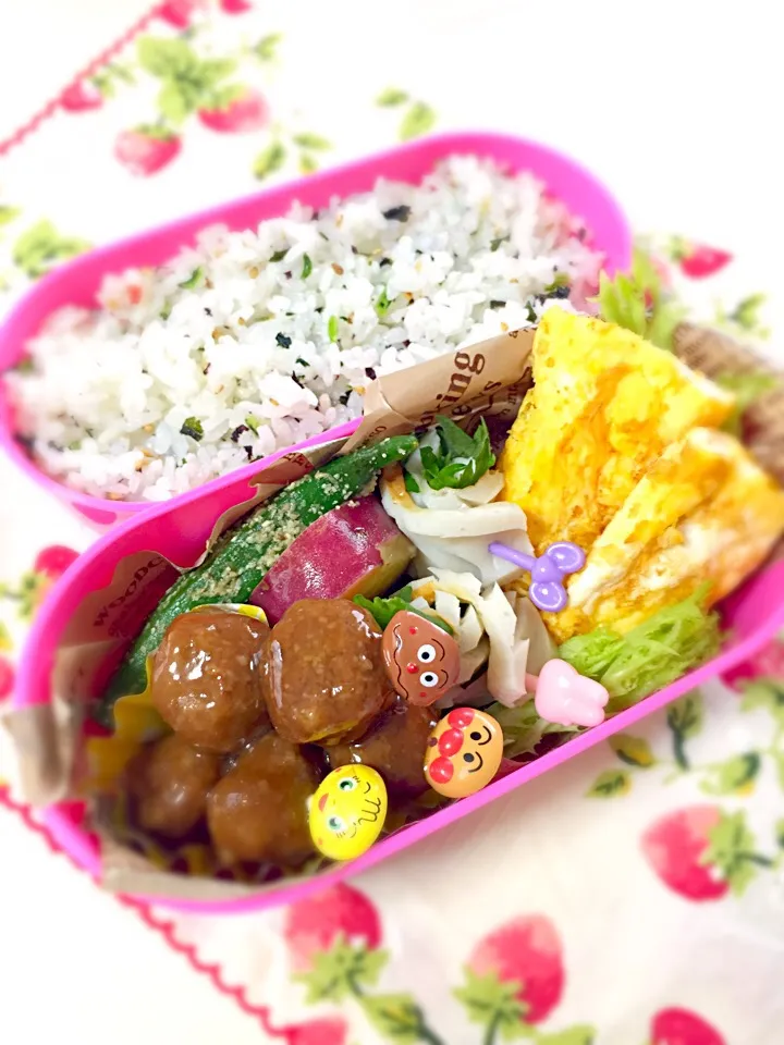 Snapdishの料理写真:JK祈のお弁当2016/4/18|よこたんさん