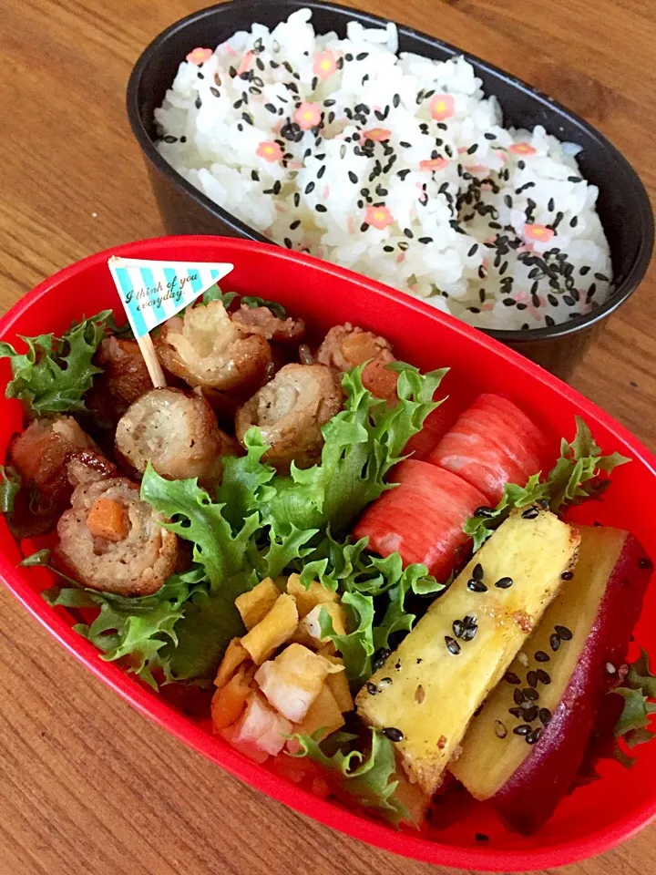 Snapdishの料理写真:4/18 お弁当🍱|カタツムリさん