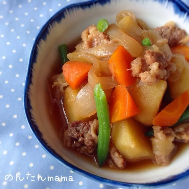 のんたんママさんの【基本】簡単比率de肉じゃが★母の味♪新じゃがでも #レシピブログ #RecipeBlog|レシピブログさん