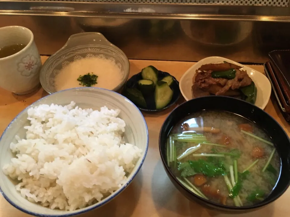 麦ごはんとろろ定食650円|PegaOさん