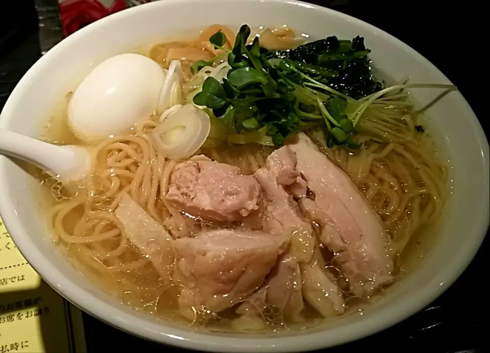 塩生姜ラーメン 味たま大盛|哲さん