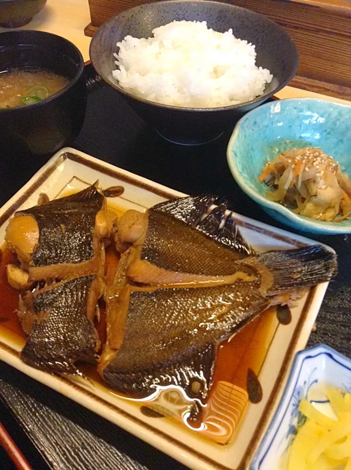 煮魚定食（黒鰈の煮付け）@下北半島 となみ丸（大宮区宮町）|Kazuya Miyukiさん