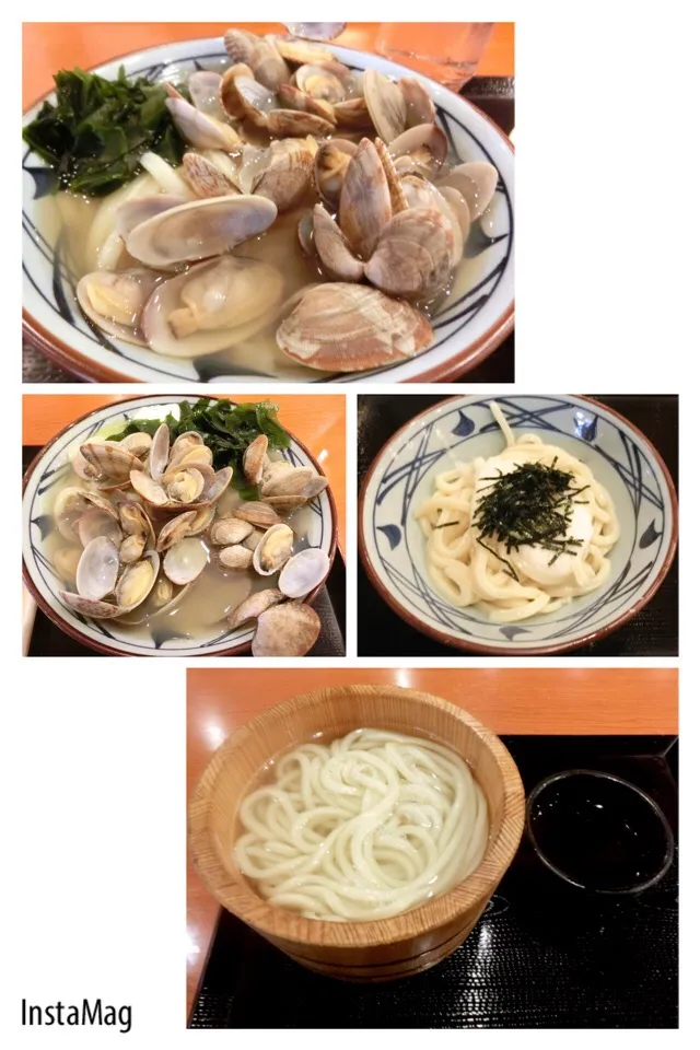 ランチ  丸亀製麺
アサリうどん  アサリバターうどん(大)
トロロ醤油うどん  釜揚げうどん|Hiroshi  Kimuraさん