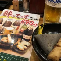 Snapdishの料理写真:酔っててセット|上田 敬一さん