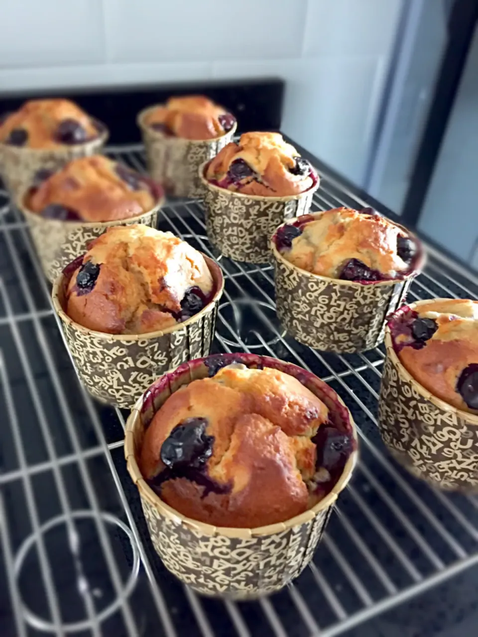 Blueberry & Banana Yogurt Muffins|Aunty Gさん