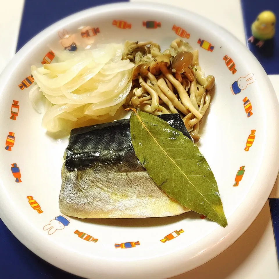 Snapdishの料理写真:炊飯器で🌟塩さばのコンフィ|きいこさん