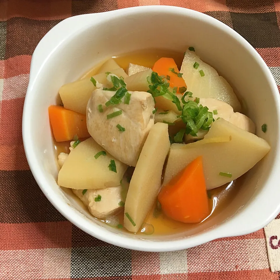 鶏とたけのこの煮物|あさかさん