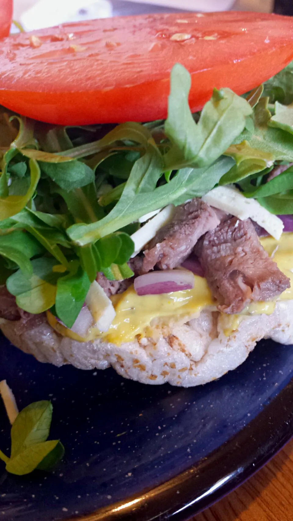 open face cheese steak sandwich|Dee Sicklesteelさん