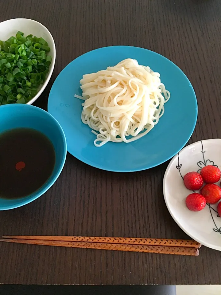 4月19日朝ごはん 讃岐冷やしうどん|やすこさん