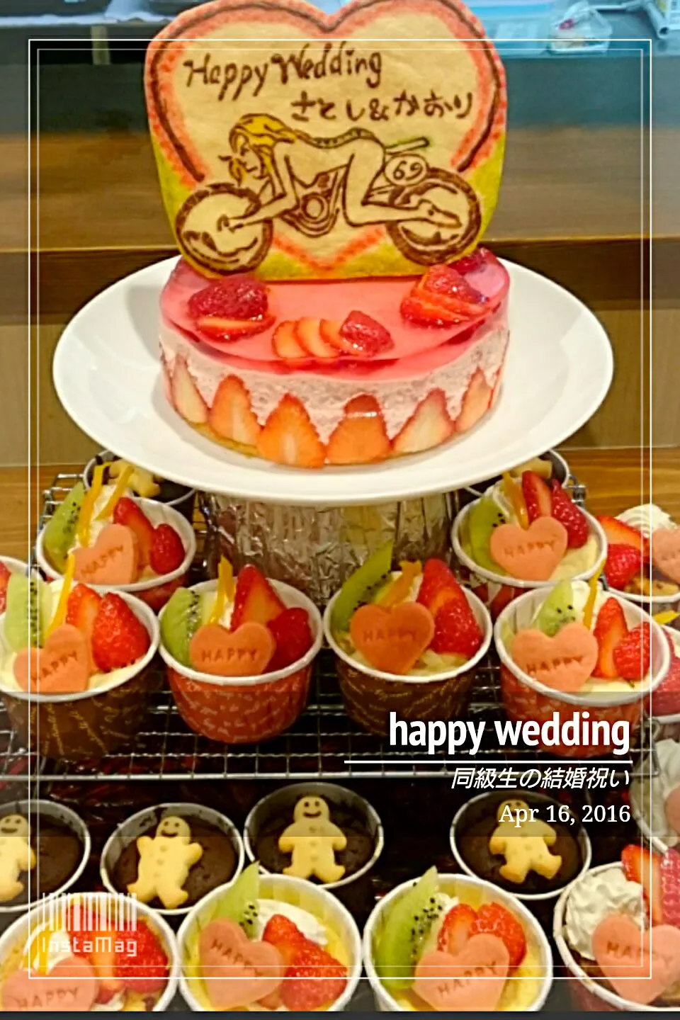 happy wedding
イチゴケーキ|幸せまちこさん