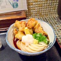 とり天ぶっかけ（たけうちうどんうどん店）