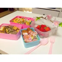 春のお花見弁当…🌸🍓💕|Kana Motojimaさん