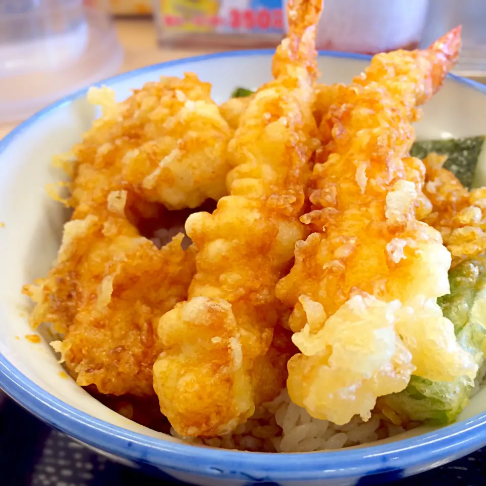 海老と鶏の天丼◟́◞̀♡|さくらさん