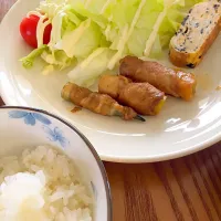 Snapdishの料理写真:野菜の肉巻き|かなさん