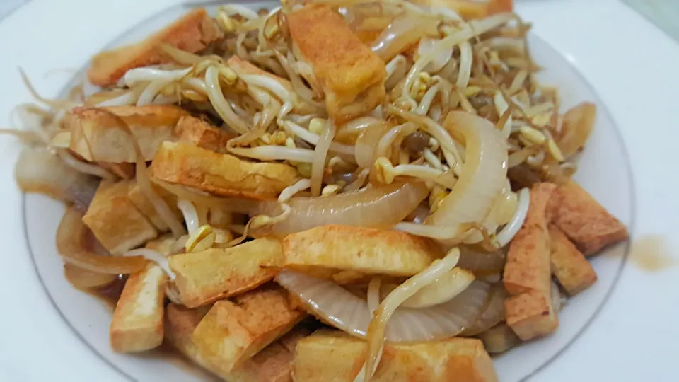 tofu beans sprouts in oyster sauce|Paz L. Sundiamさん