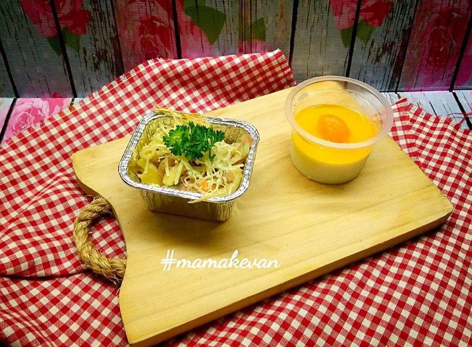 Macaroni & Orenge Silky Pudding 🍮🍊🍊|meilizaさん