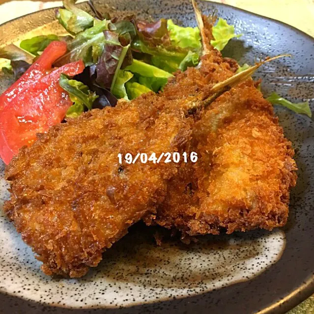 Snapdishの料理写真:鯵フライ|友さん