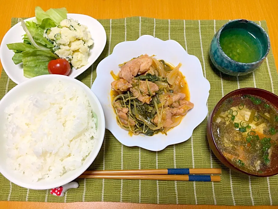 Snapdishの料理写真:4/19ばんごはん|ゆーみんさん