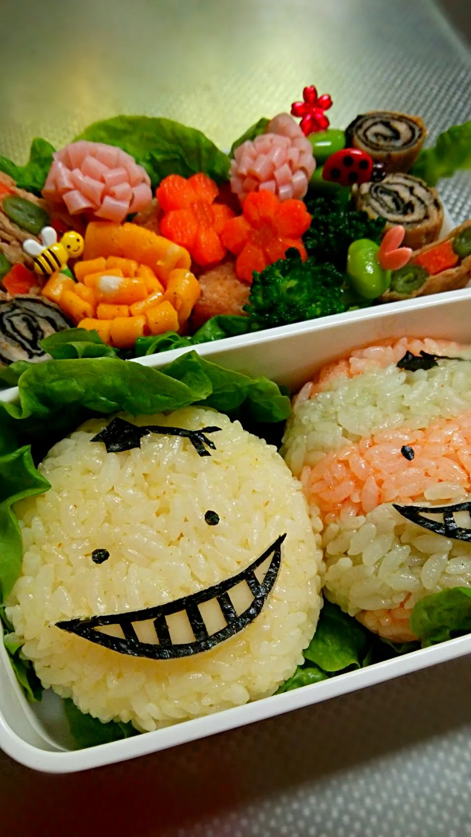 殺せんせー弁当☆キャラ弁☆息子くん遠足弁当|kitchentomokoさん