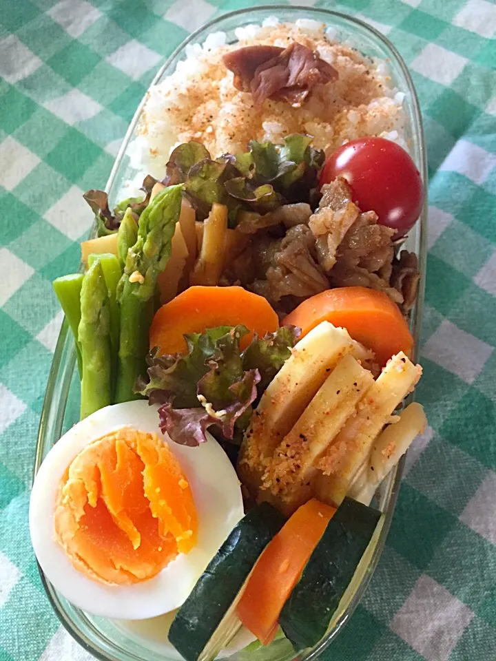 Snapdishの料理写真:お弁当❤︎日記☺︎2016.4.20.|yummy yummy yumingさん