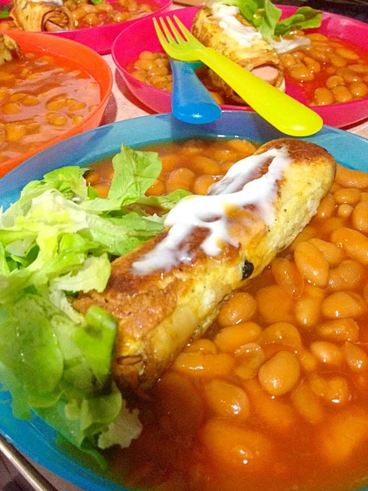 Cheezy sosej Roll with beans...
<kids meal>|dzさん