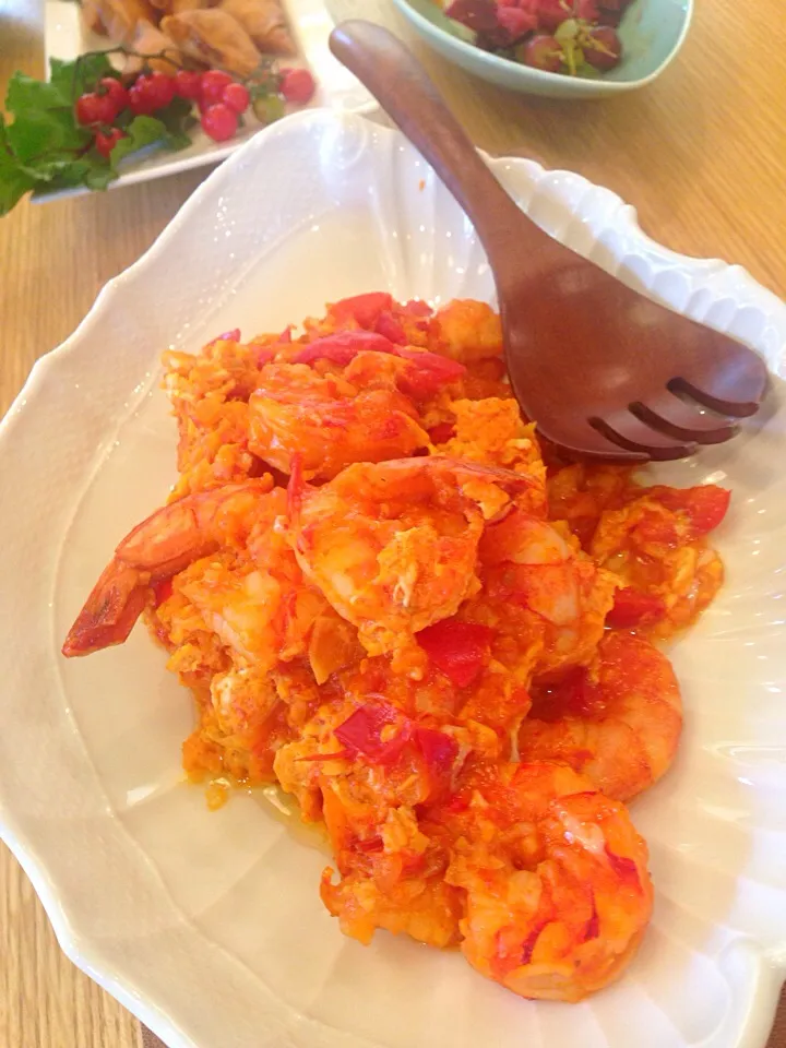 海老チリソース|プリュパリスさん