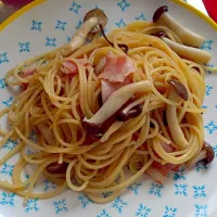 Snapdishの料理写真:余り物でササっとパスタ|akiさん