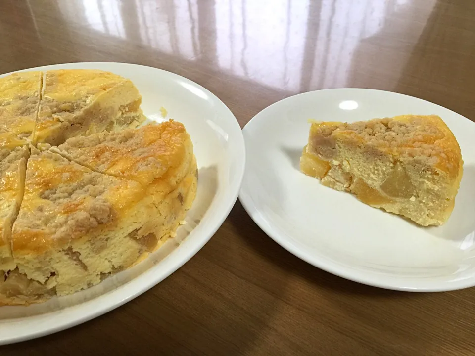 Snapdishの料理写真:アップルチーズケーキ|るなままさん