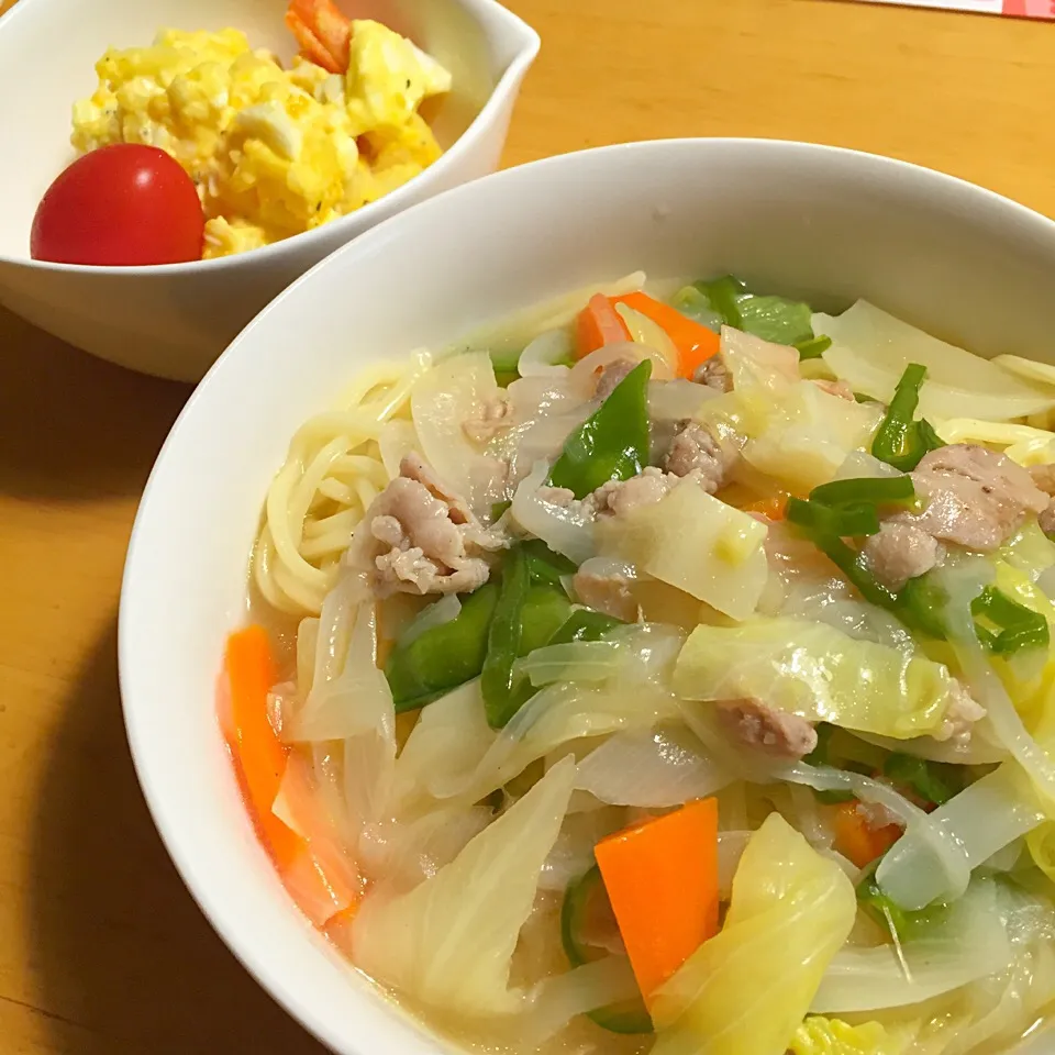 あんかけチャンポン麺&ポテトサラダ|sayusayuさん