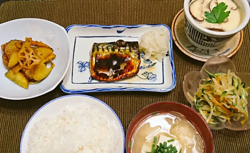 和風な晩御飯🌃🍴|らんちゃんさん