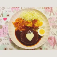 Snapdishの料理写真:ハンバーグ♡♡|nanatasu♡♡さん