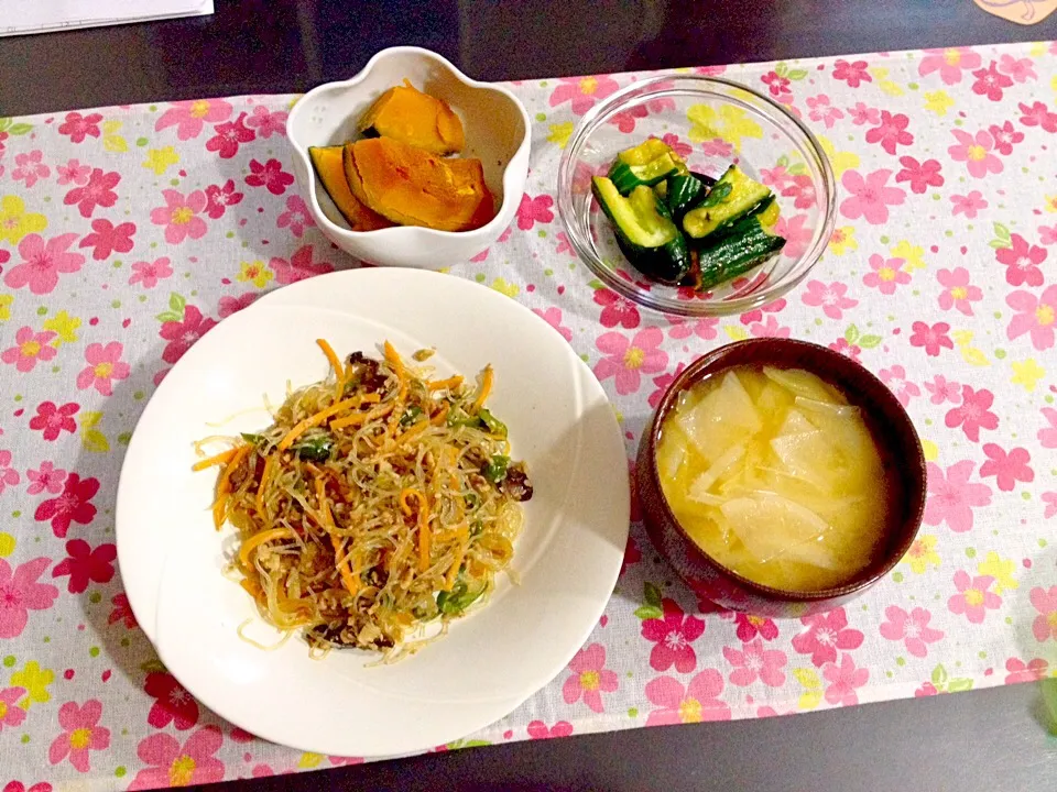 ベジ料理♡高野豆腐のチャプチェご飯|みよさん