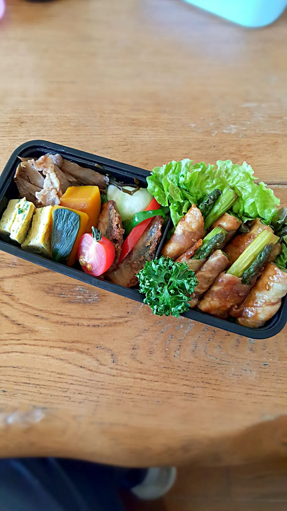 今日のお弁当❕アスパラの肉巻き🐷|クッキングオヤジさん