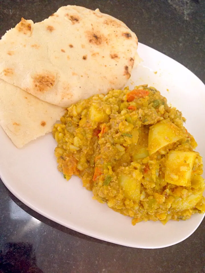 Lentil and potato coconut curry|CookingWithLoveさん