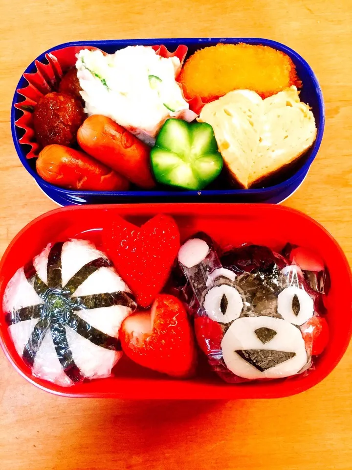 Snapdishの料理写真:くまモン弁当|Chie Hayashiさん