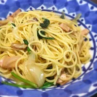 Snapdishの料理写真:ペペロンチーノ風パスタ|Sakiさん