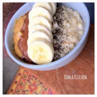 Banana nut butter oatmeal|Koalaさん