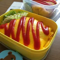 Snapdishの料理写真:オムライス弁当|ぼんくらさん