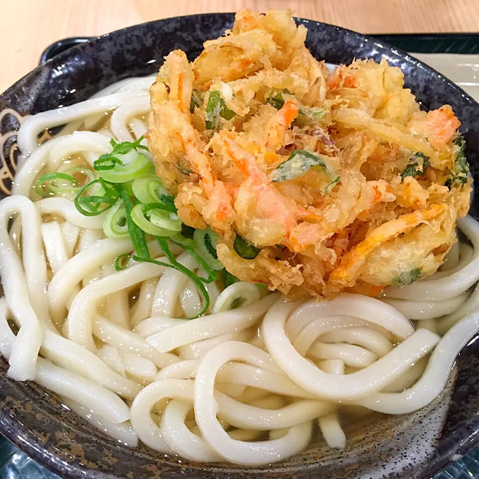 かけうどん+野菜かき揚げ|Runaさん