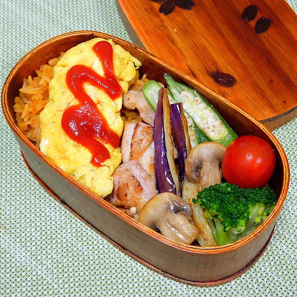 オムライスとグリル野菜のお弁当|MAYUKOさん