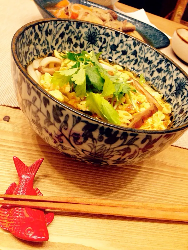 Snapdishの料理写真:炒り卵うどん|Yuriさん