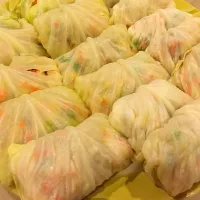 Cabbage rolls with chicken|yongyongさん