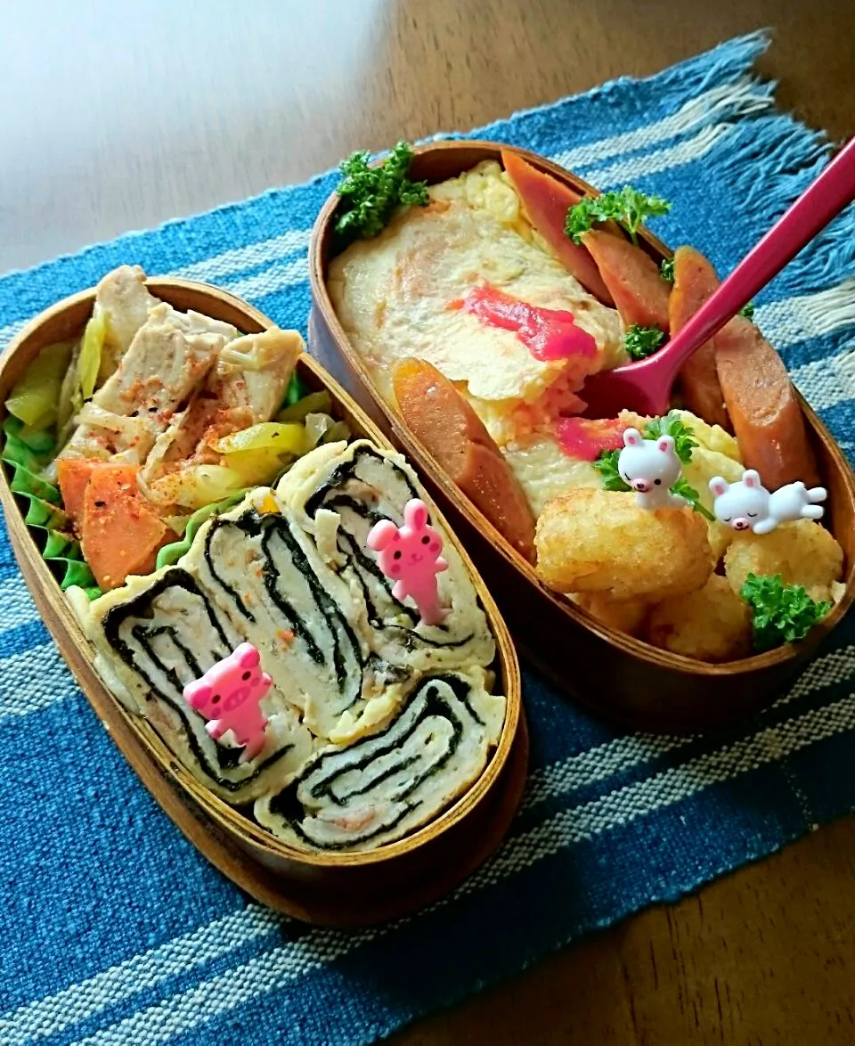 卵焼きお弁当😆❤|ゆず( ˘ ³˘)♥さん