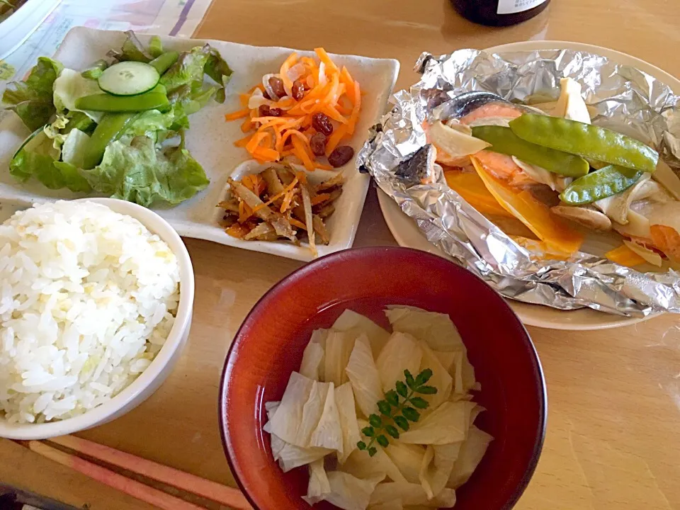 Snapdishの料理写真:旦那さん帰国🇺🇸→🇯🇵お帰りなさいの晩ご飯|かわちさん