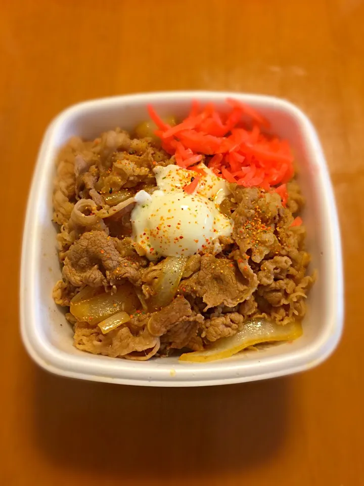 吉野家牛丼温玉紅生姜まし|ツツヤンさん