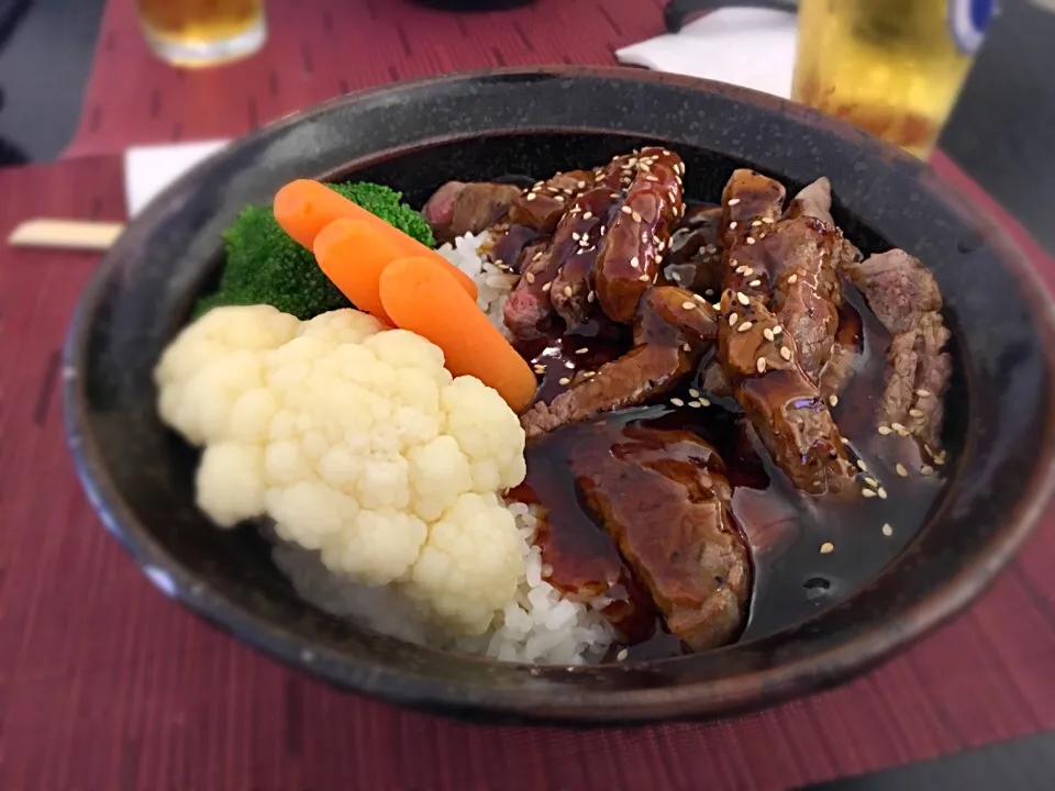 Teriyaki beef donburi !|Naokiさん