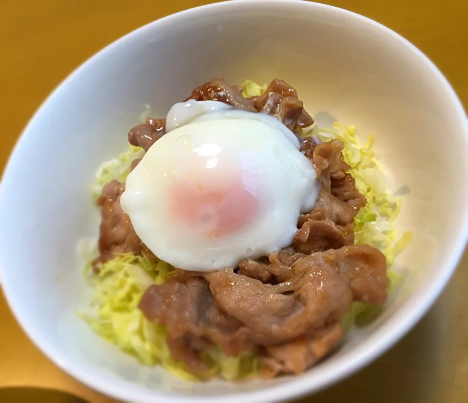 温玉豚マヨ丼|浅井 順さん